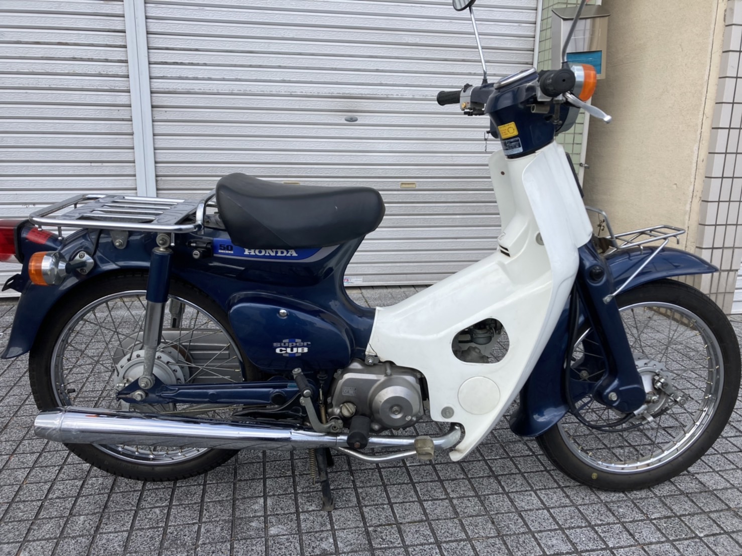 スーパーカブ50】ピストン新品交換済み 絶好調❗️フロントカバー新品